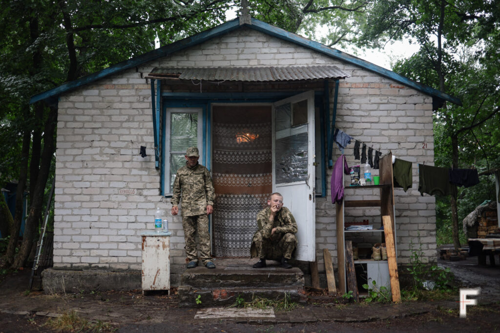 Frontliner / house for former prisoners on Right Sector base