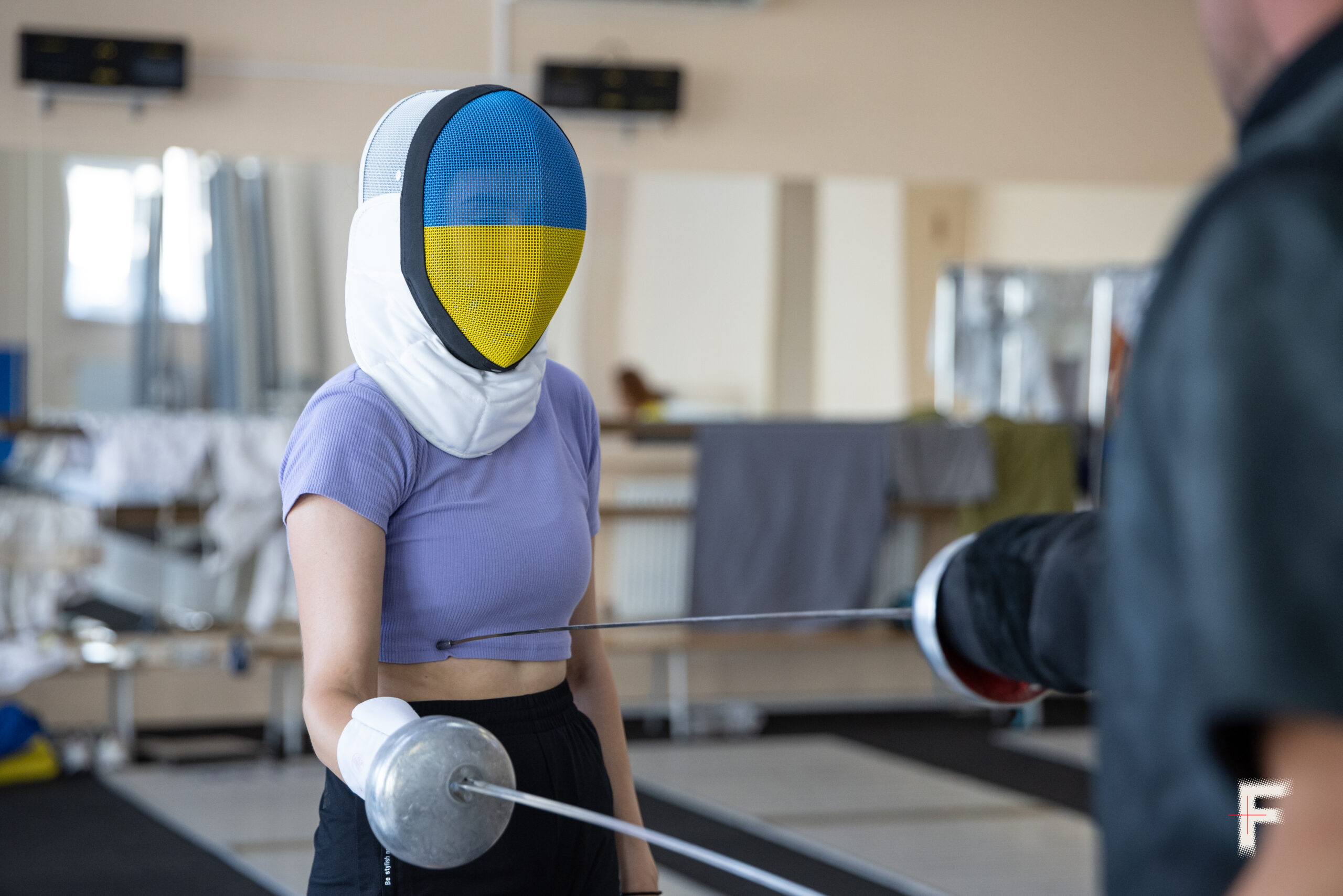 KYIV, UKRAINE - JULY 17: Daria Varfolomeeva is a Ukrainian epee fencer during preparation training for the Olympic Games at training camp at Ukrainian National Olympic Base Koncha-Zaspa on July 17, 2024 in Kyiv, Ukraine. Ukraine will send more than 100 athletes to the 2024 Summer Olympic Games in Paris, a smaller number than it sent to the Tokyo 2021 games, before Russia's large-scale invasion. (Photo by Andriy Dubchak/Frontliner/Getty Images)